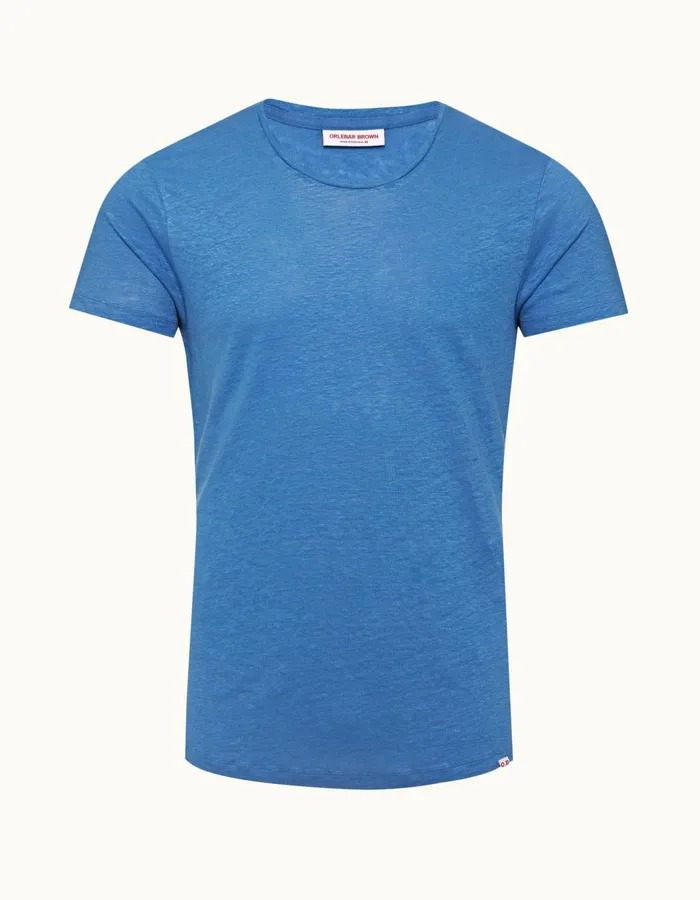 Men Orlebar Brown TShirts ObT Linen Tidal