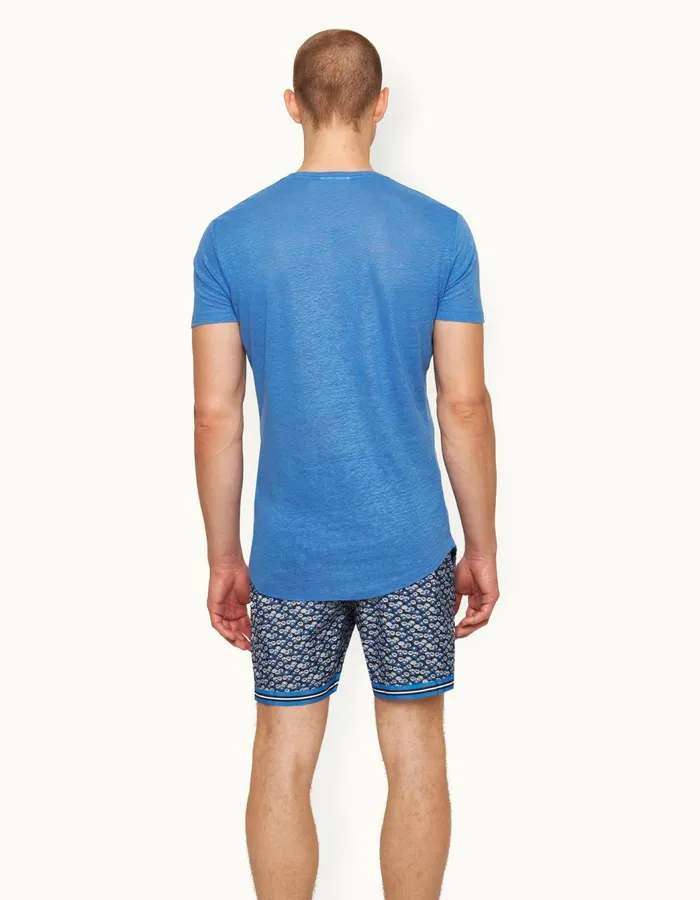 Men Orlebar Brown TShirts ObT Linen Tidal