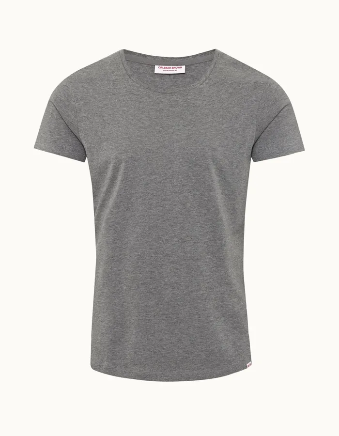 Men Orlebar Brown TShirts ObT Silk Cinder