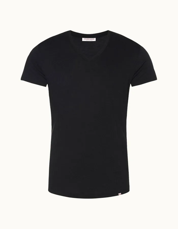 Men Orlebar Brown TShirts ObV Black