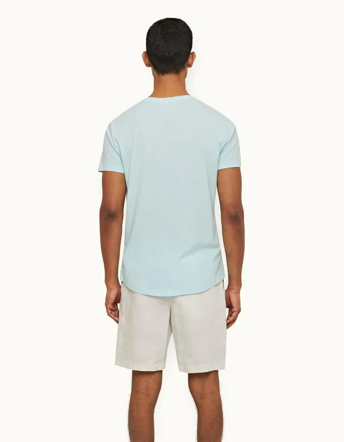 Men Orlebar Brown TShirts ObV Clear Sky