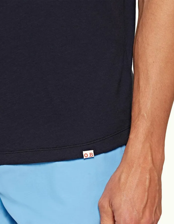 Men Orlebar Brown TShirts ObV Navy