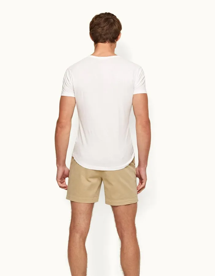 Men Orlebar Brown TShirts ObV White