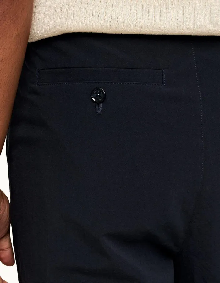 Men Orlebar Brown Trousers Beckworth Pleated Night Iris
