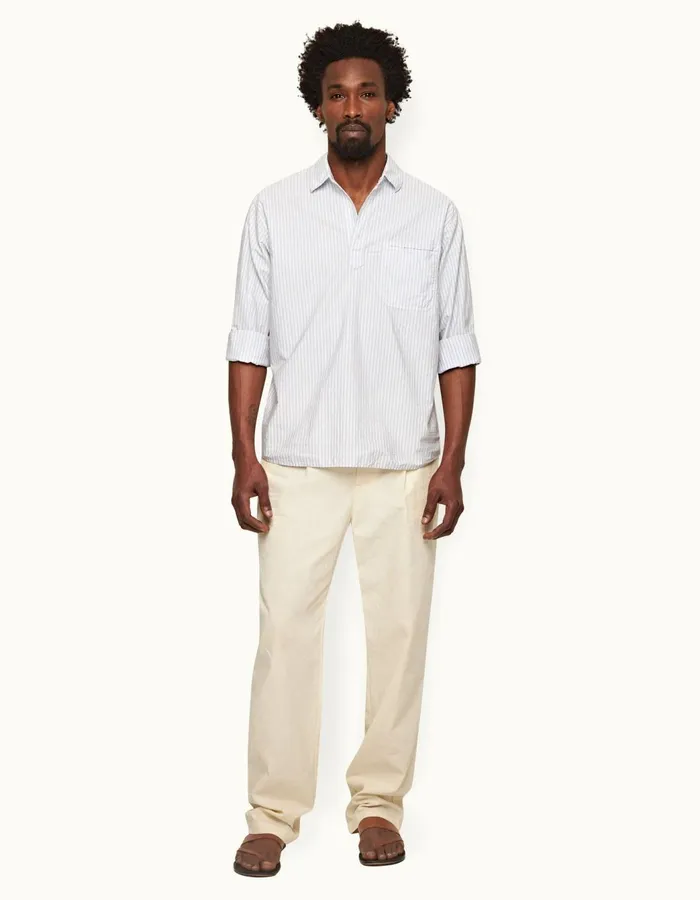 Men Orlebar Brown Trousers Beckworth White Sand