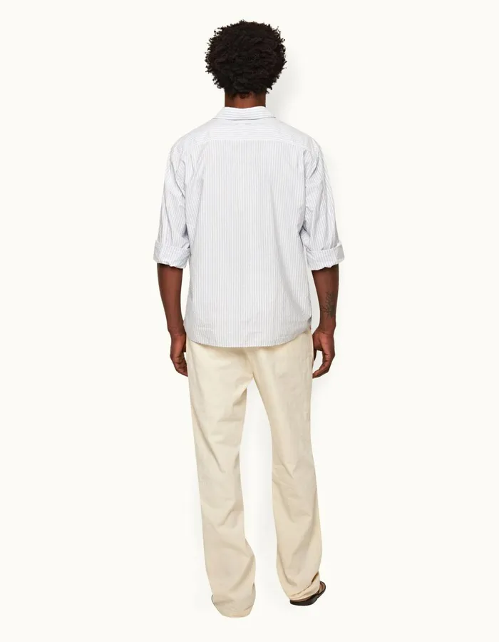 Men Orlebar Brown Trousers Beckworth White Sand