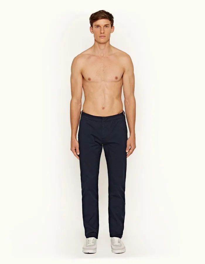 Men Orlebar Brown Trousers Campbell Navy
