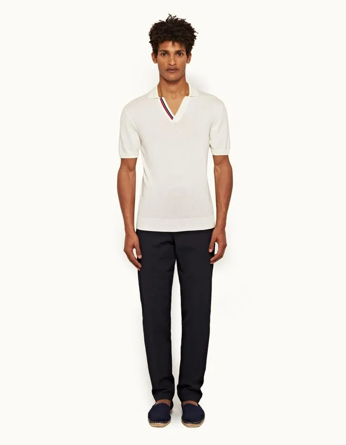 Men Orlebar Brown Trousers Cornell Night Iris