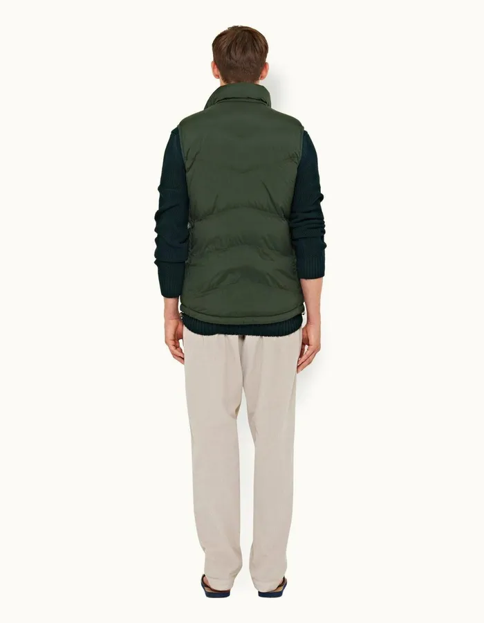Men Orlebar Brown Trousers Dunmore Corduroy Cliff Grey