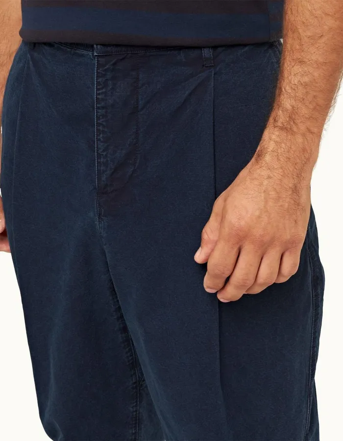 Men Orlebar Brown Trousers Dunmore Denim Indigo