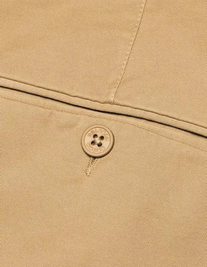 Men Orlebar Brown Trousers Fallon Cotton Sand Dune