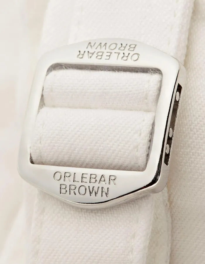 Men Orlebar Brown Trousers Fallon Cotton Sea Mist