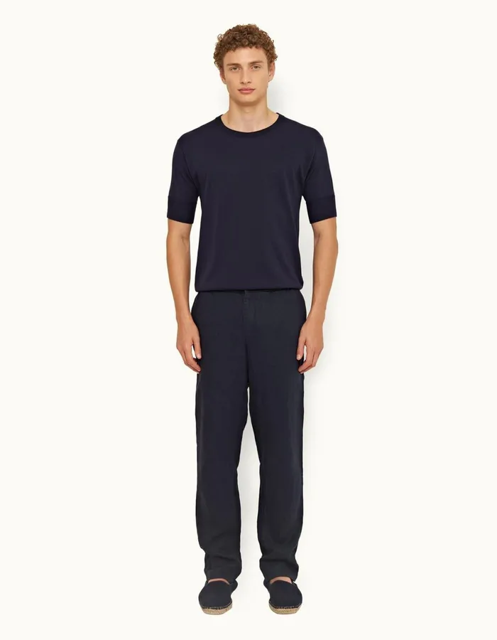 Men Orlebar Brown Trousers Sedgwick Night Iris