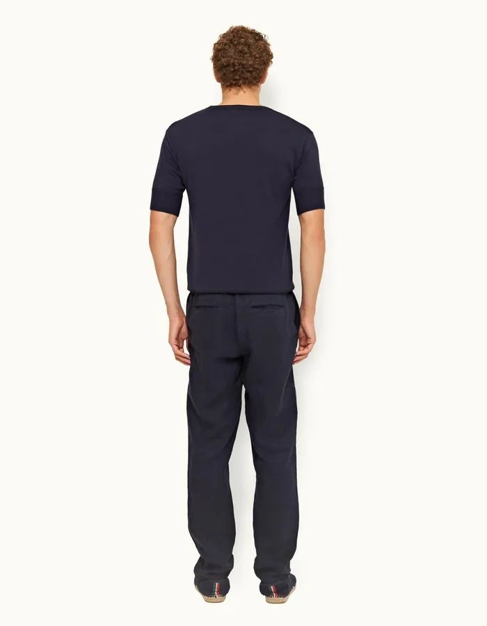 Men Orlebar Brown Trousers Sedgwick Night Iris