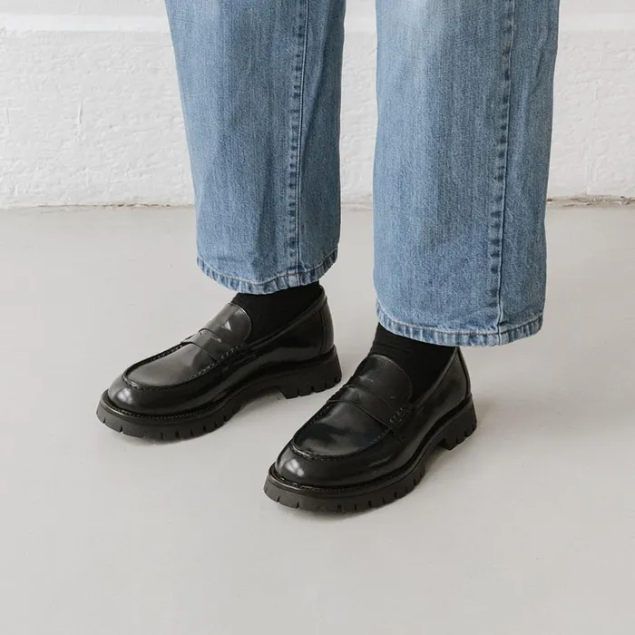 Men Oxfords Derbies Loafers Jonak Moccasins With Notched Soles