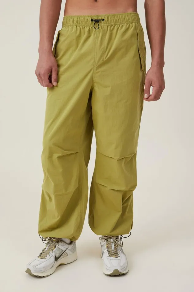 Men Pants Cotton On Parachute Field Pant Moss Green