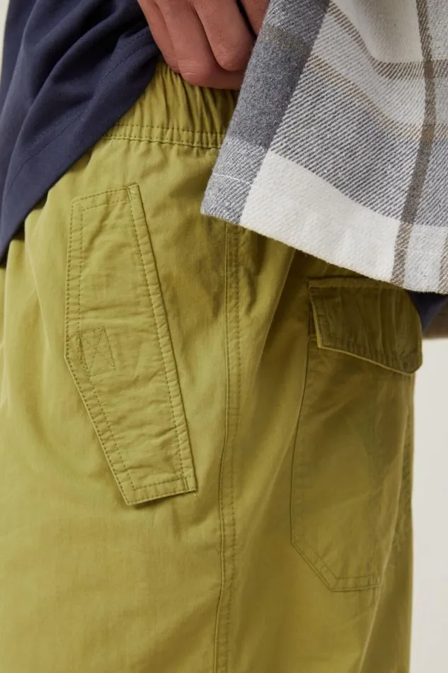 Men Pants Cotton On Parachute Field Pant Moss Green