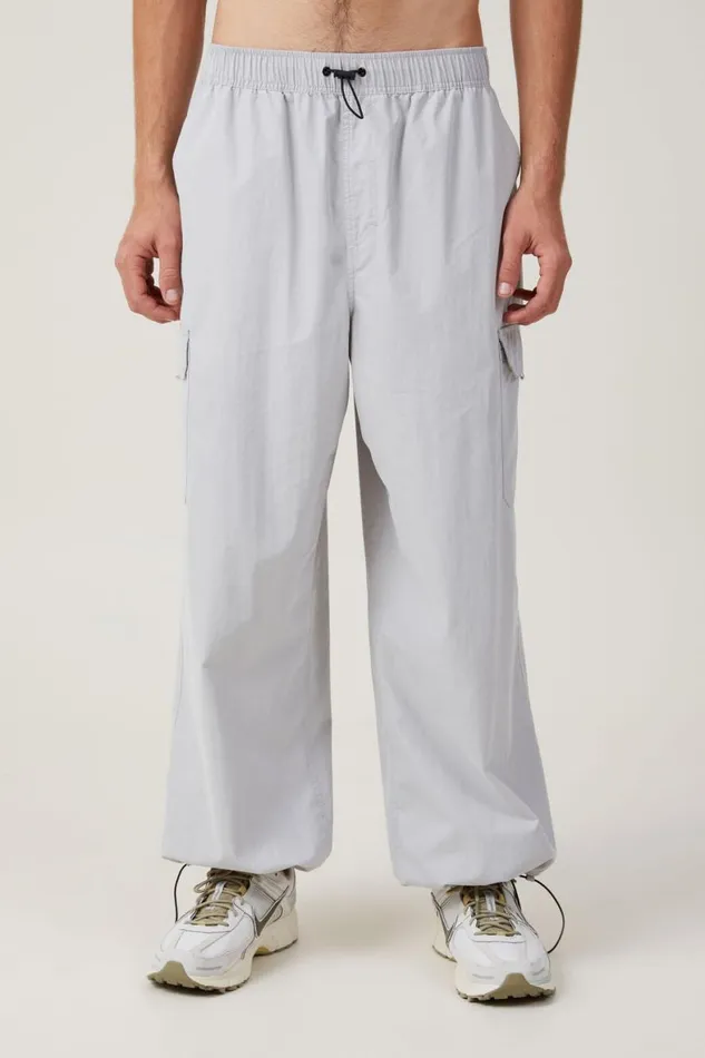 Men Pants Cotton On Parachute Field Pant Steel Cargo