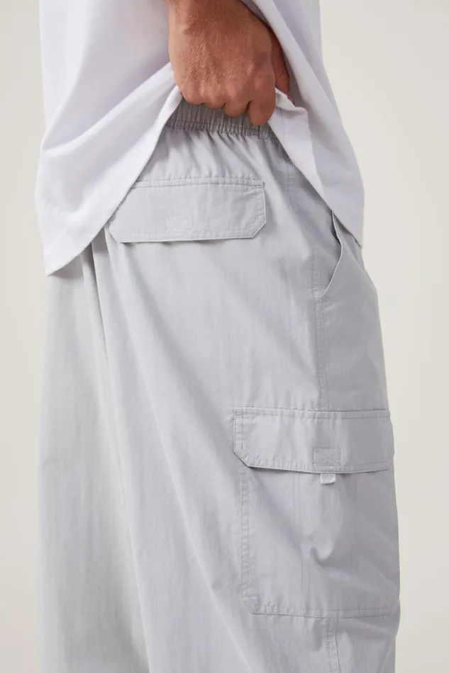 Men Pants Cotton On Parachute Field Pant Steel Cargo