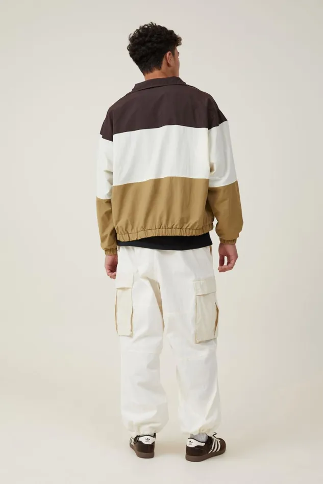 Men Pants Cotton On Parachute Super Baggy Pant Ecru Knee Panel Men Pants Cotton On Parachute Super Baggy Pant Ecru Knee Panel