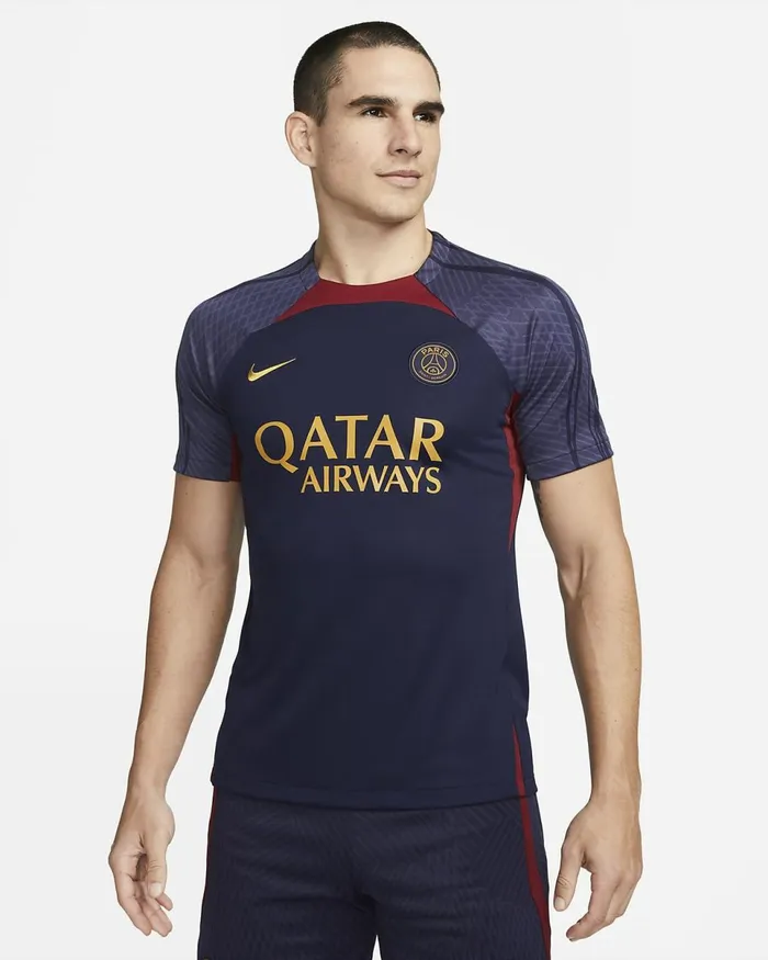 Men Paris SaintGermain Strike Blackened Blueblackened Blueteam Redgold Suede Nike Tops And TShirts Men Paris SaintGermain Strike Blackened Blueblackened Blueteam Redgold Suede Nike Tops And TShirts