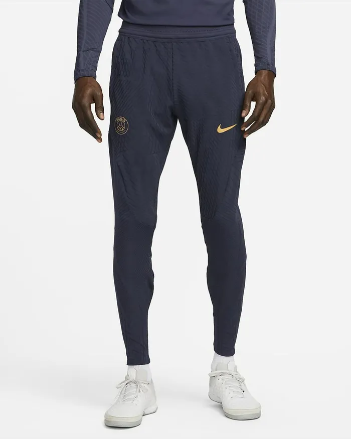 Men Paris SaintGermain Strike Elite Blackened Bluegold Suede Nike Trousers And Tights