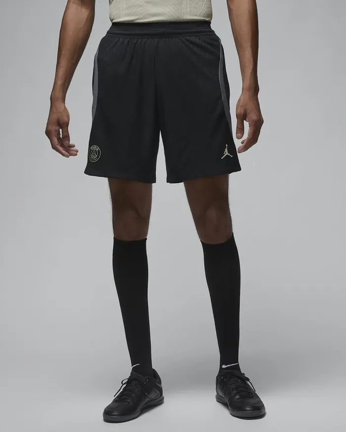 Men Paris SaintGermain Strike Elite Third Blackiron Greystone Nike Shorts
