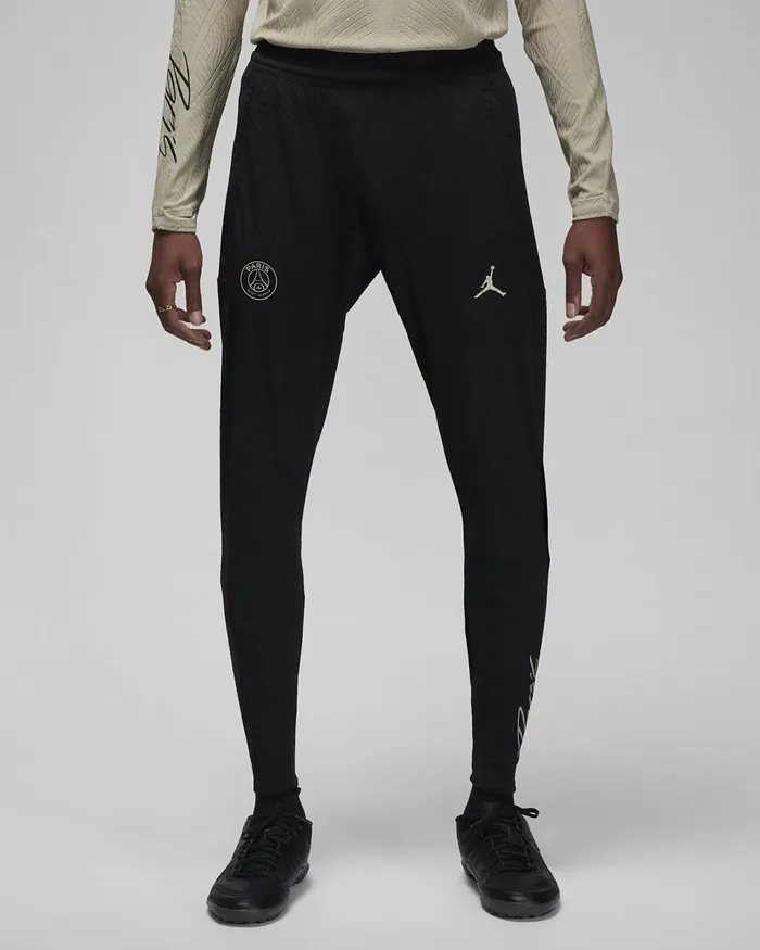 Men Paris SaintGermain Strike Elite Third Blackstone Nike Trousers And Tights