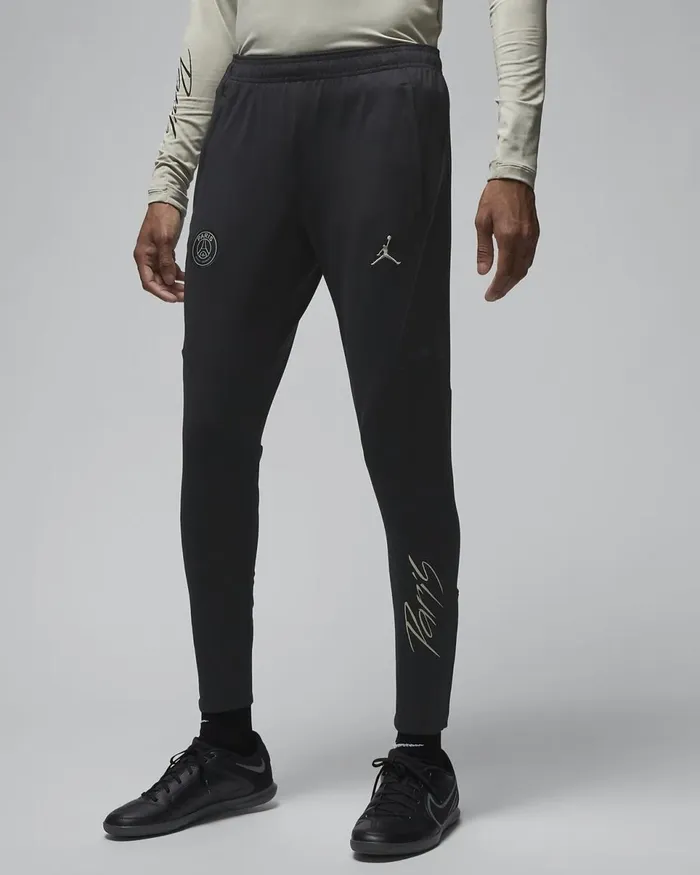Men Paris SaintGermain Strike Third Blackblackstone Nike Trousers And Tights