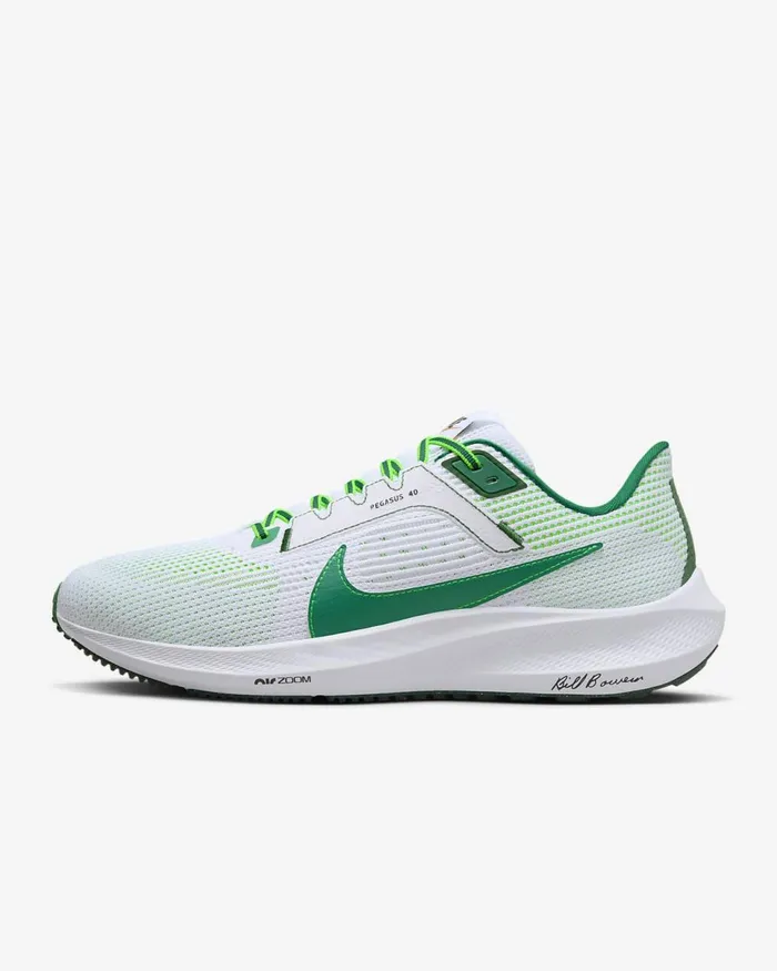 Men Pegasus 40 Premium Whitefirgreen Strikemalachite Nike Running
