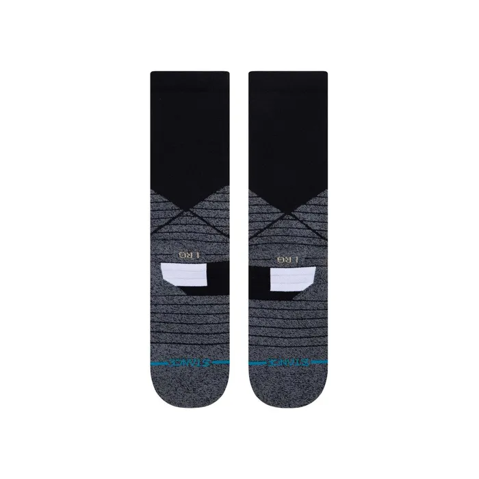 Men Performance Crew Socks Icon Sport 8211 Black Stance Crew