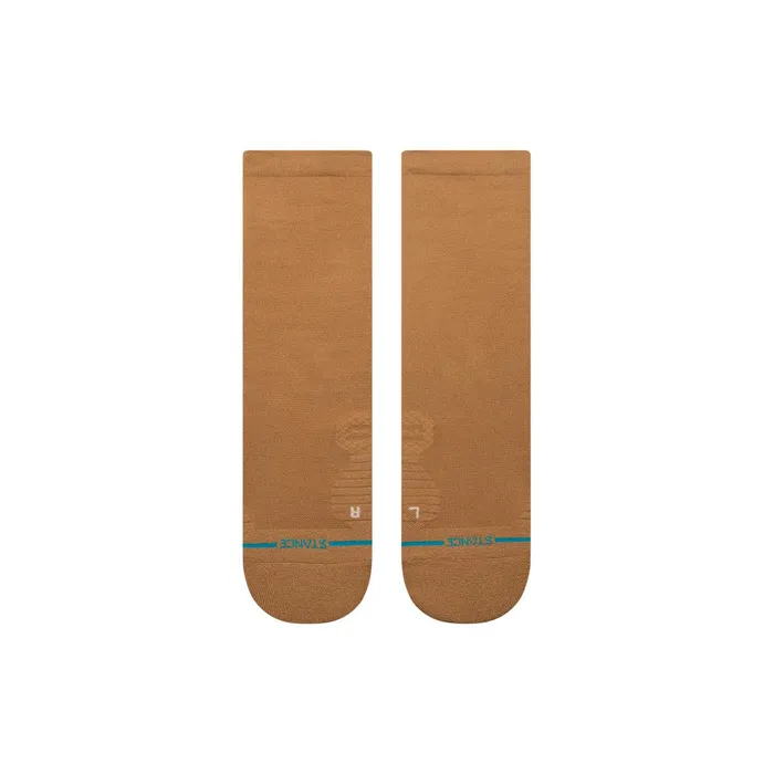 Men Performance Crew Socks Lt Dig Deep 8211 Brown Stance Crew