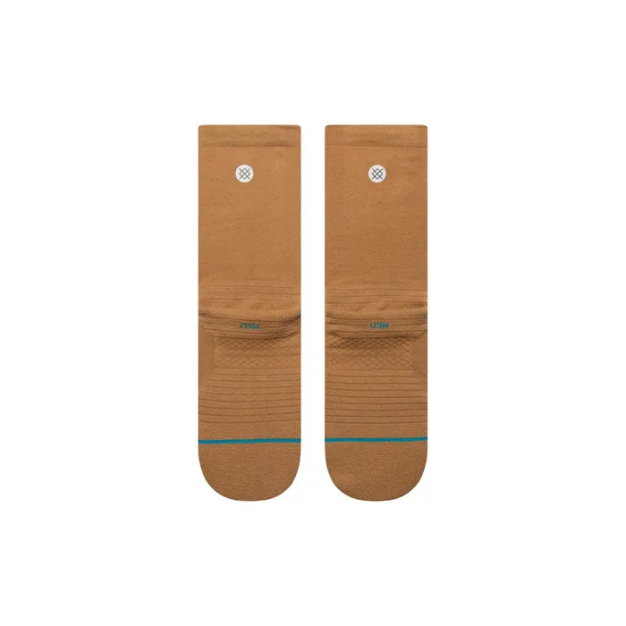 Men Performance Crew Socks Lt Dig Deep 8211 Brown Stance Crew