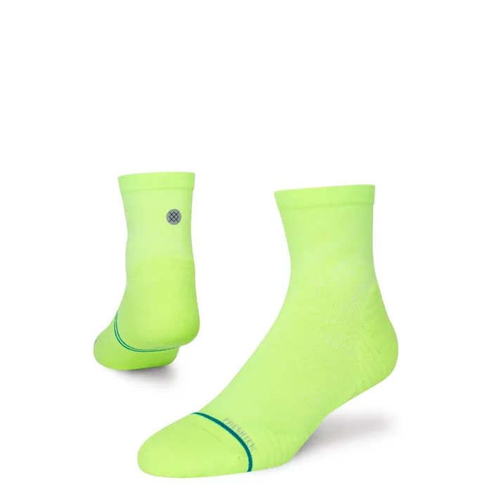 Men Performance Quarter Socks Run Light 8211 Volt Stance Quarter