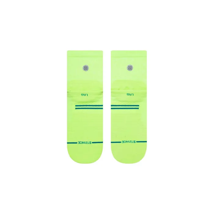 Men Performance Quarter Socks Run Light 8211 Volt Stance Quarter