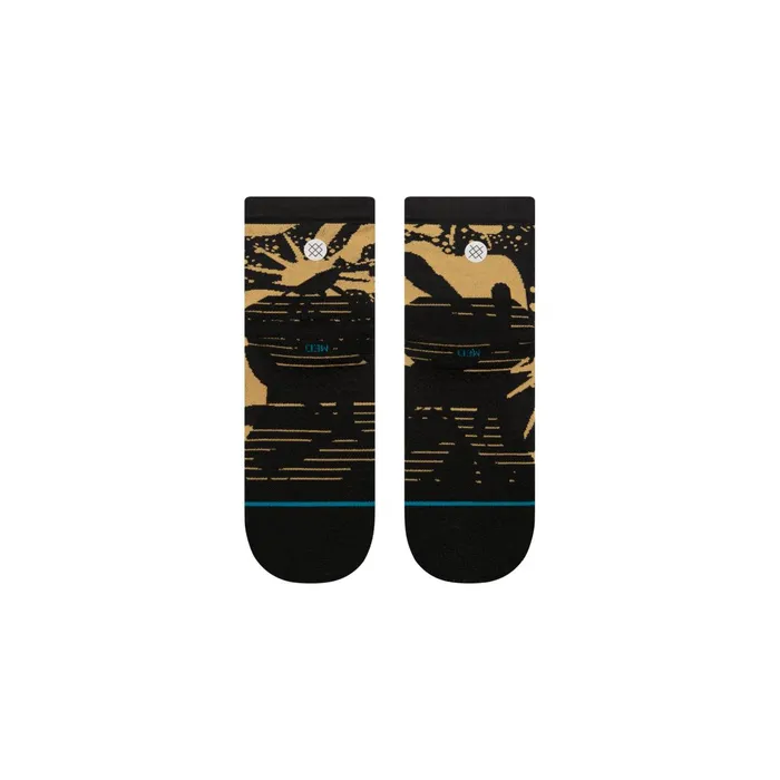Men Performance Quarter Socks Sun Dust 8211 Blackbrown Stance Quarter
