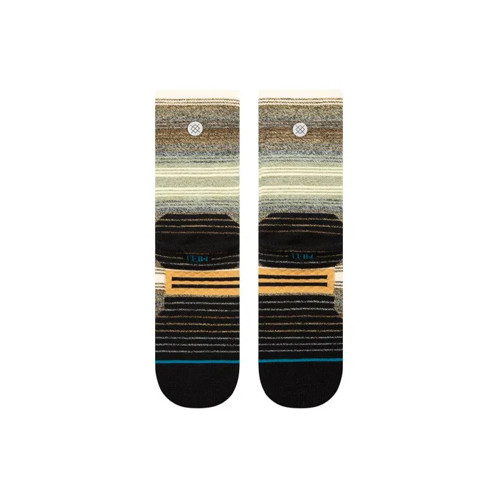 Men Performance Wool Hiking Socks High Peak 8211 Green Stance Crew