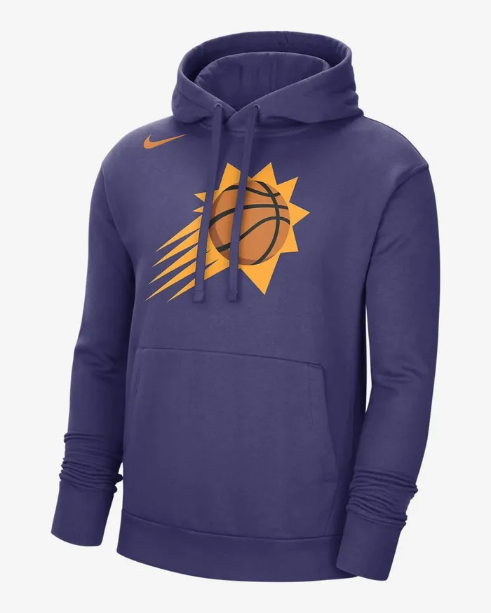 Men Phoenix Suns New Orchid Nike Hoodies And Sweatshirts