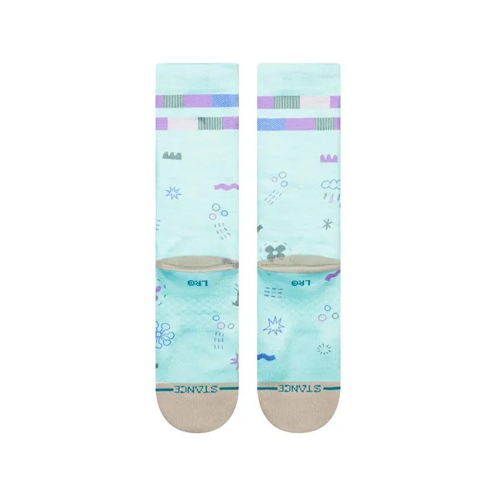 Men Pixar X By Ryan Bubnis Poly Crew Socks Inside Out 8211 Green Stance Crew