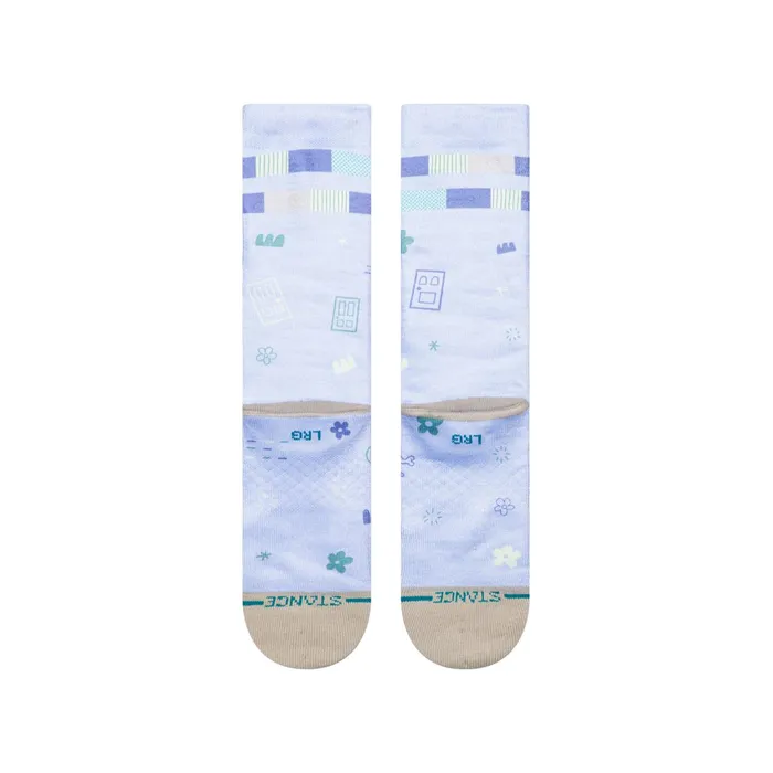 Men Pixar X By Ryan Bubnis Poly Crew Socks Monsters 8211 Purple Stance Crew