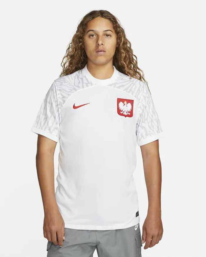 Men Poland 202223 Stadium Home Whitesport Red Nike Kits And Jerseys