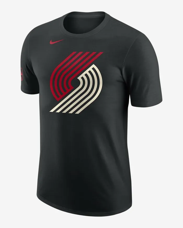Men Portland Trail Blazers City Edition Black Nike Tops And TShirts
