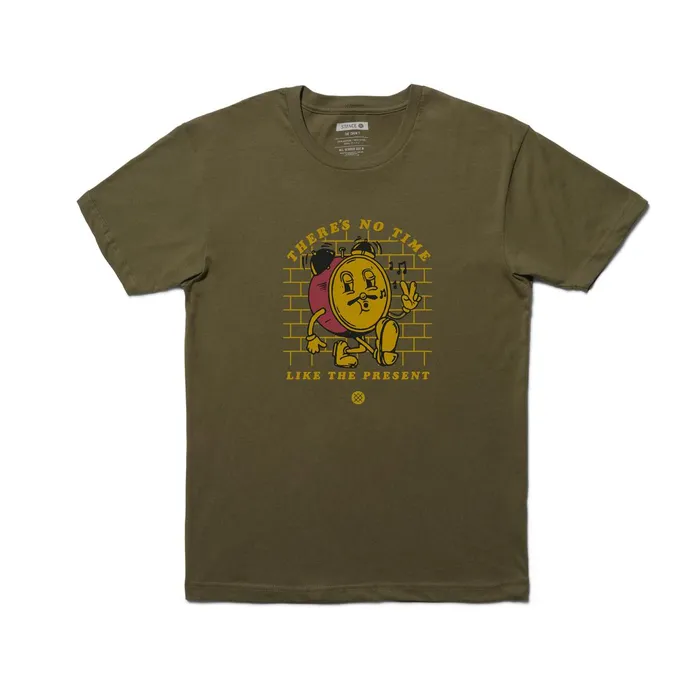 Men Presence TShirt Military Green Stance Graphics