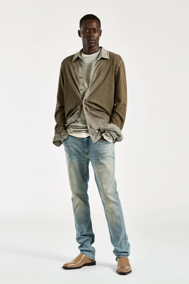 Men Presley Buttondown Vintage Taupe COTTON CITIZEN Shirts Men Presley Buttondown Vintage Taupe COTTON CITIZEN Shirts