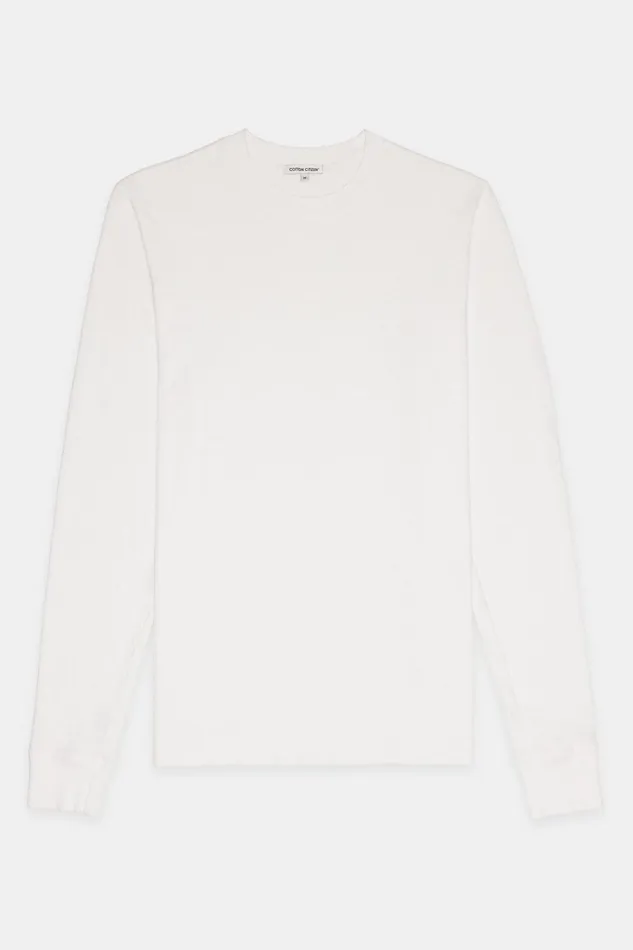 Men Presley Long Sleeve Shirt White COTTON CITIZEN Shirts Men Presley Long Sleeve Shirt White COTTON CITIZEN Shirts