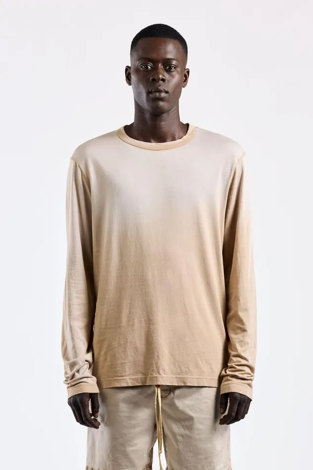 Men Prince Long Sleeve Shirt Beige Cast COTTON CITIZEN Shirts
