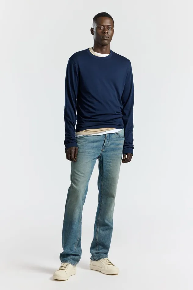 Men Prince Long Sleeve Shirt Super Navy COTTON CITIZEN Shirts Men Prince Long Sleeve Shirt Super Navy COTTON CITIZEN Shirts