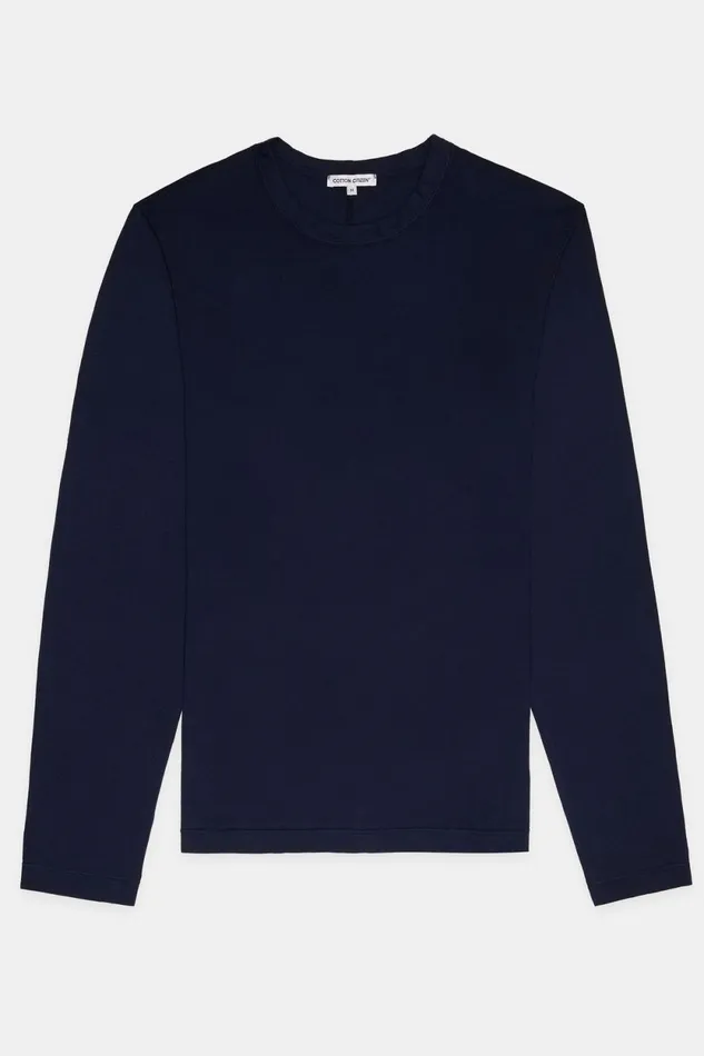 Men Prince Long Sleeve Shirt Super Navy COTTON CITIZEN Shirts Men Prince Long Sleeve Shirt Super Navy COTTON CITIZEN Shirts