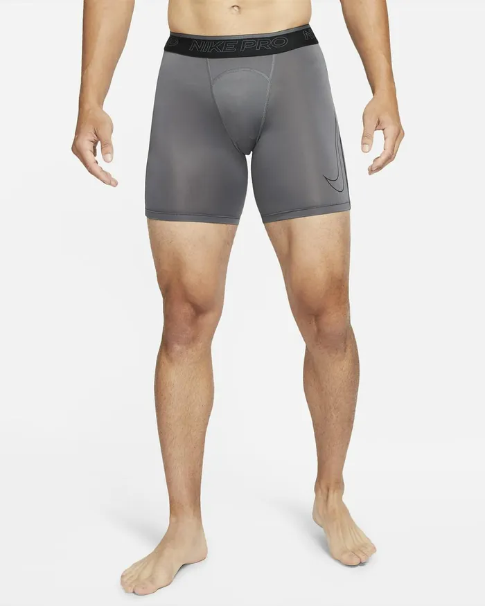Men Pro DriFit Iron Greyblackblack Nike Trousers And Tights