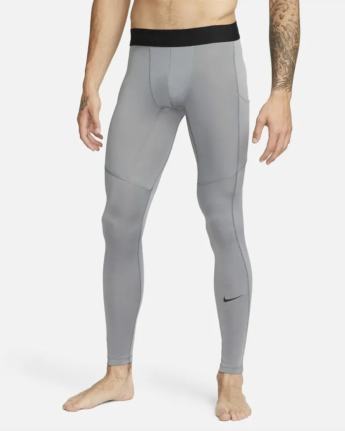 Men Pro Smoke Greyblack Nike Trousers And Tights